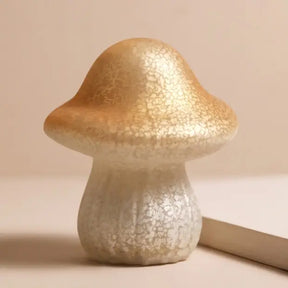 Neutral Glass Mushroom Light