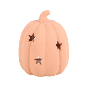 9cm Terracotta Fall and Halloween Pumpkin Tealight Holder