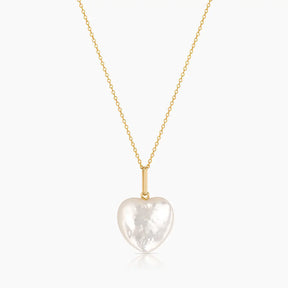 Gemma Mother of Pearl Heart Necklace