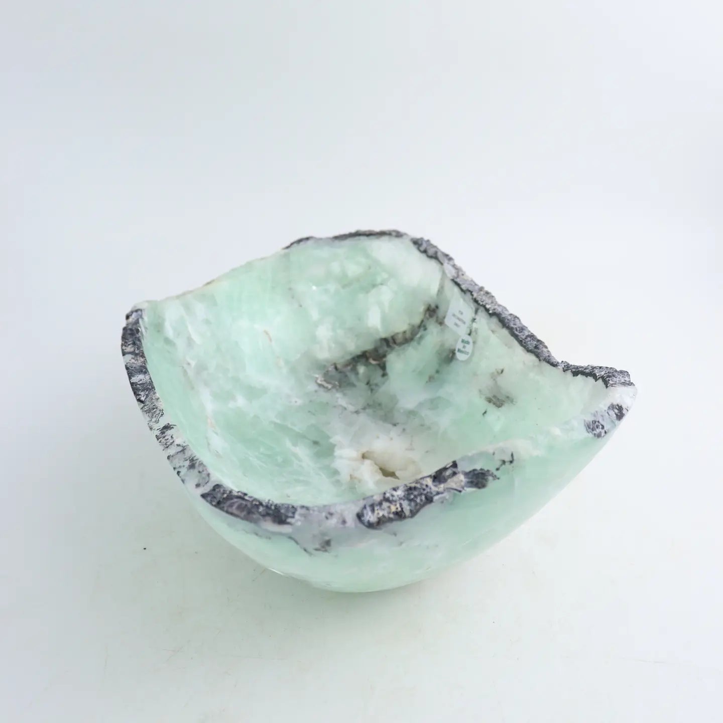 Green Fluorite Crystal Bowl