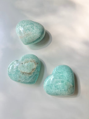 Chatoyant Amazonite Mini Heart