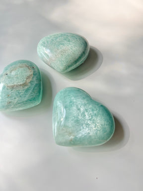 Chatoyant Amazonite Mini Heart