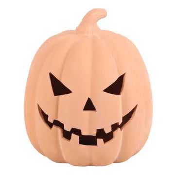 22cm Terracotta Halloween Pumpkin Decoration