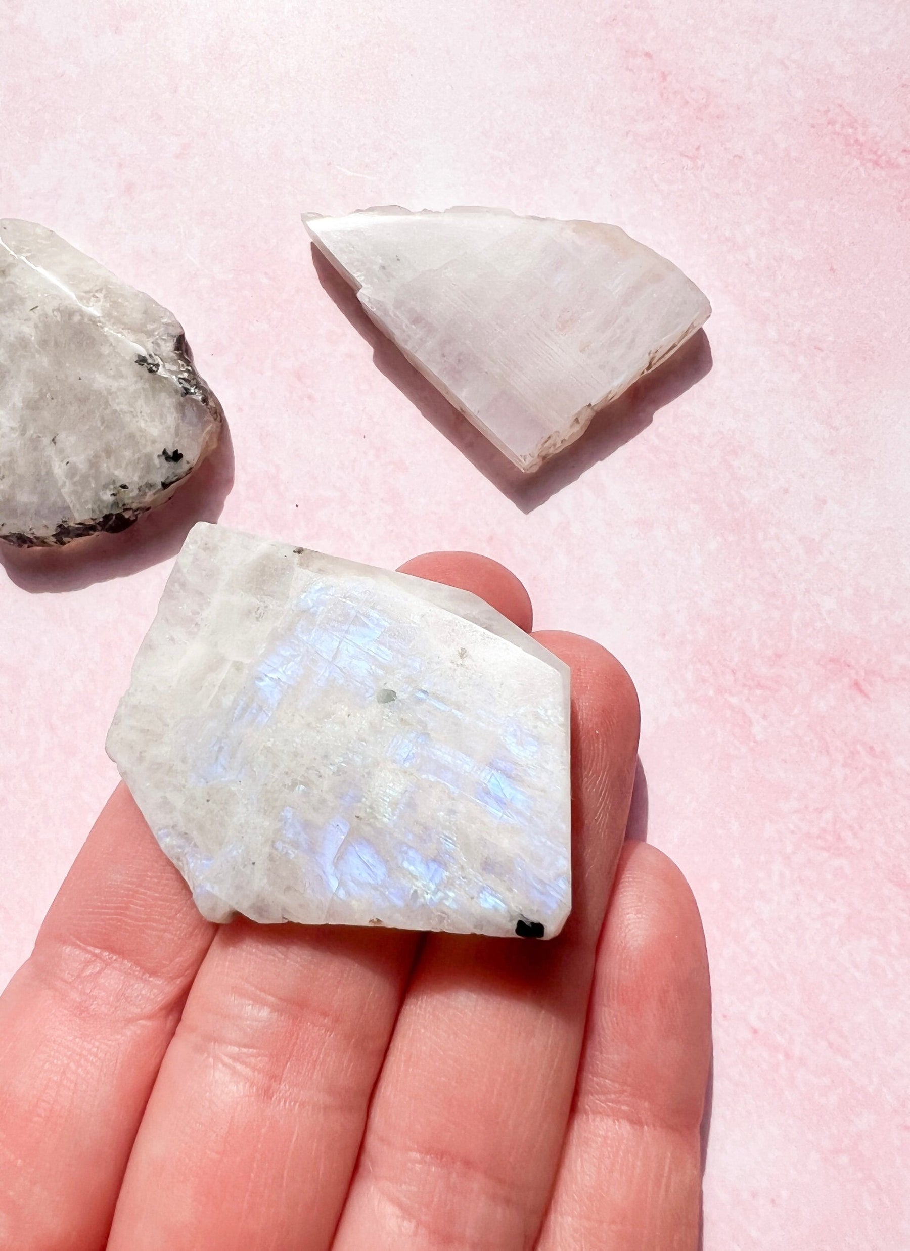 Rainbow Moonstone Slice