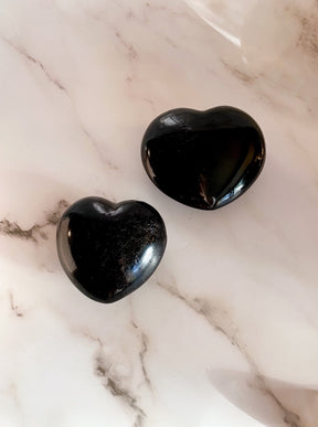 Black Tourmaline Heart