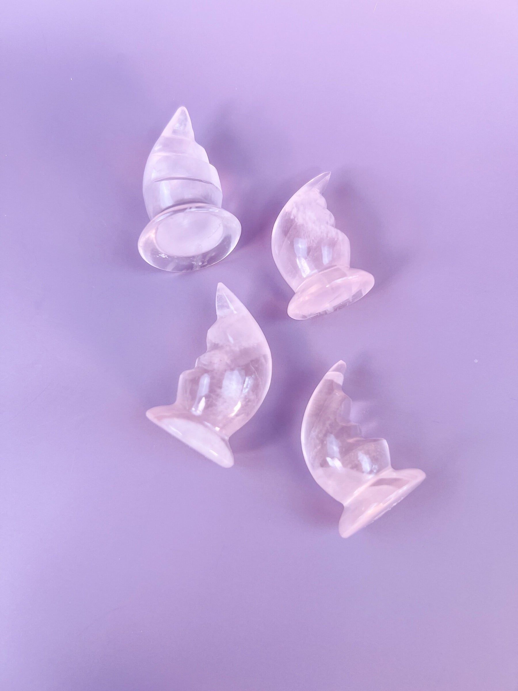 Little Gemmy Rose Quartz Witch Hats