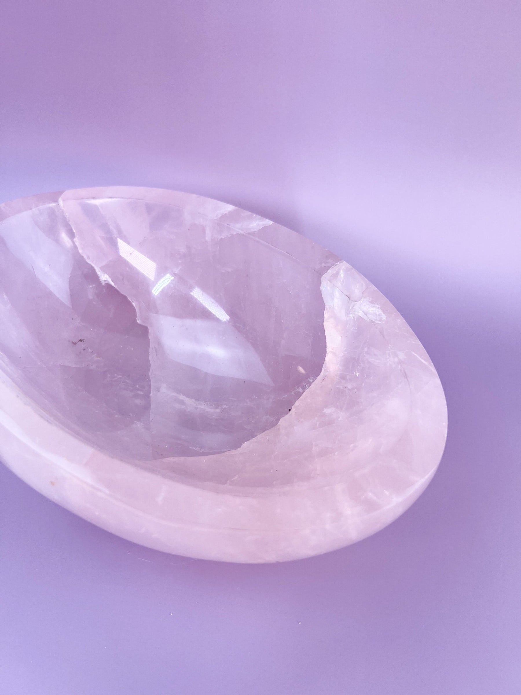 Chunky Rose Quartz Bowl