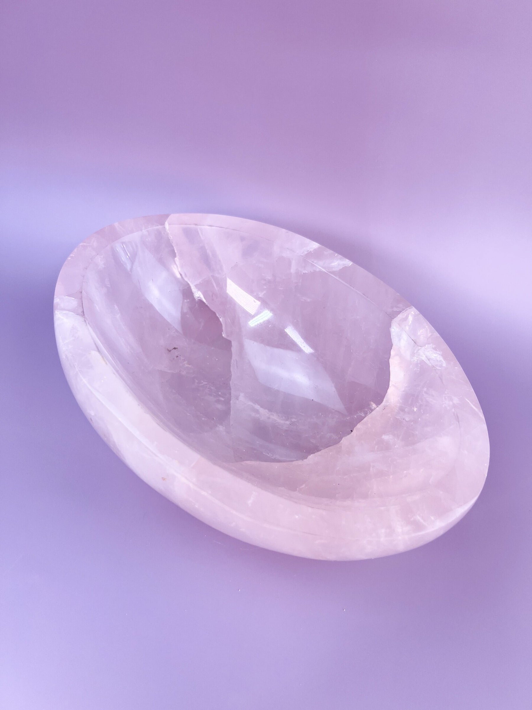 Chunky Rose Quartz Bowl