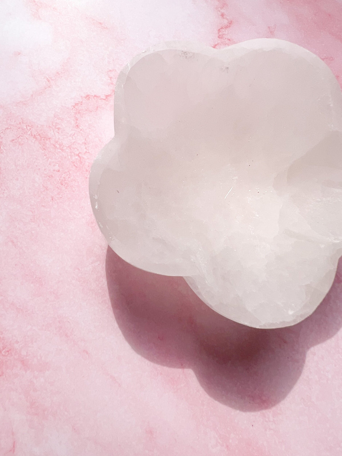 Flower Selenite Bowl