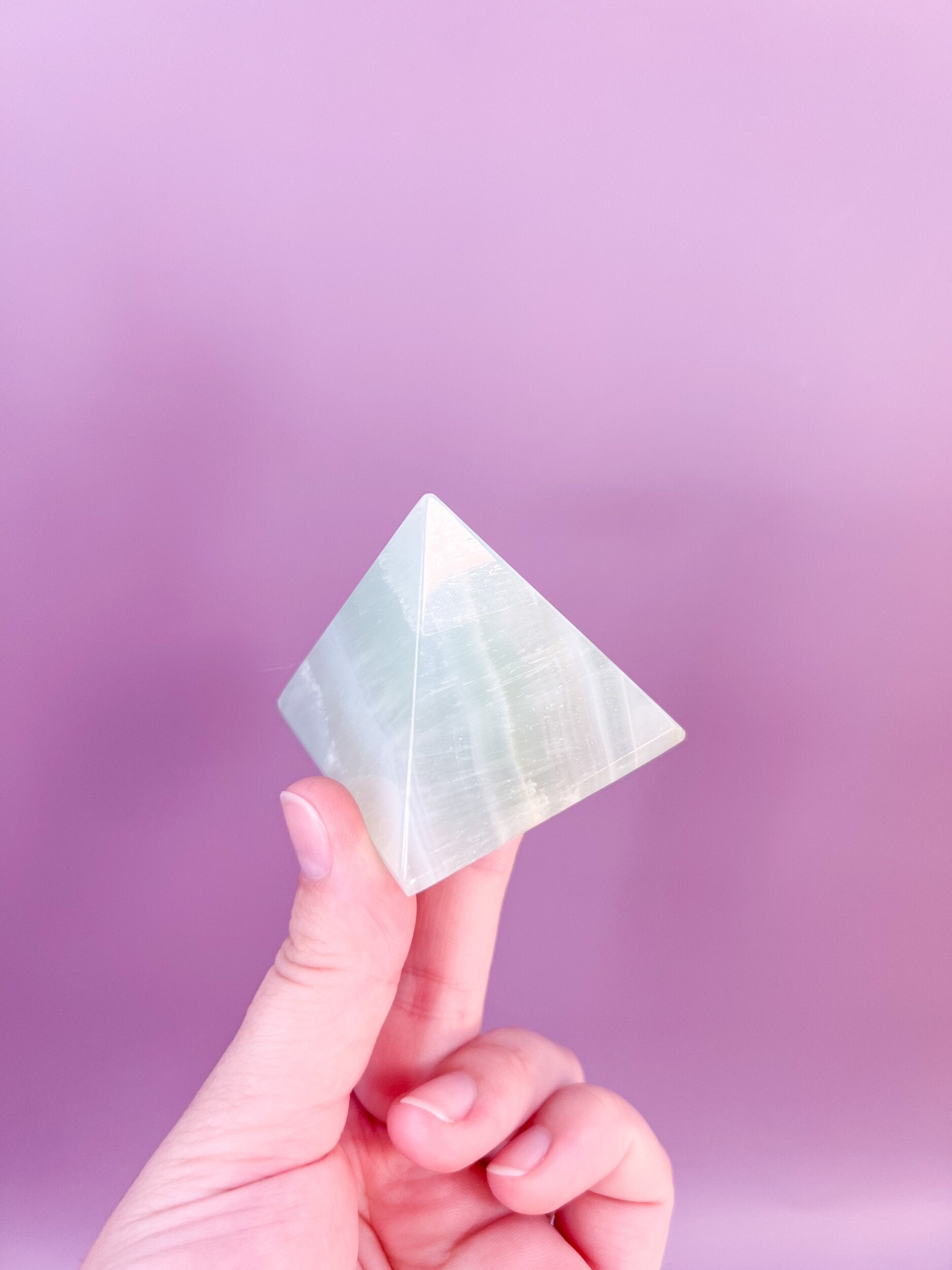 Triangular Pyramid Calcite Caribbean Calcite Pyramid