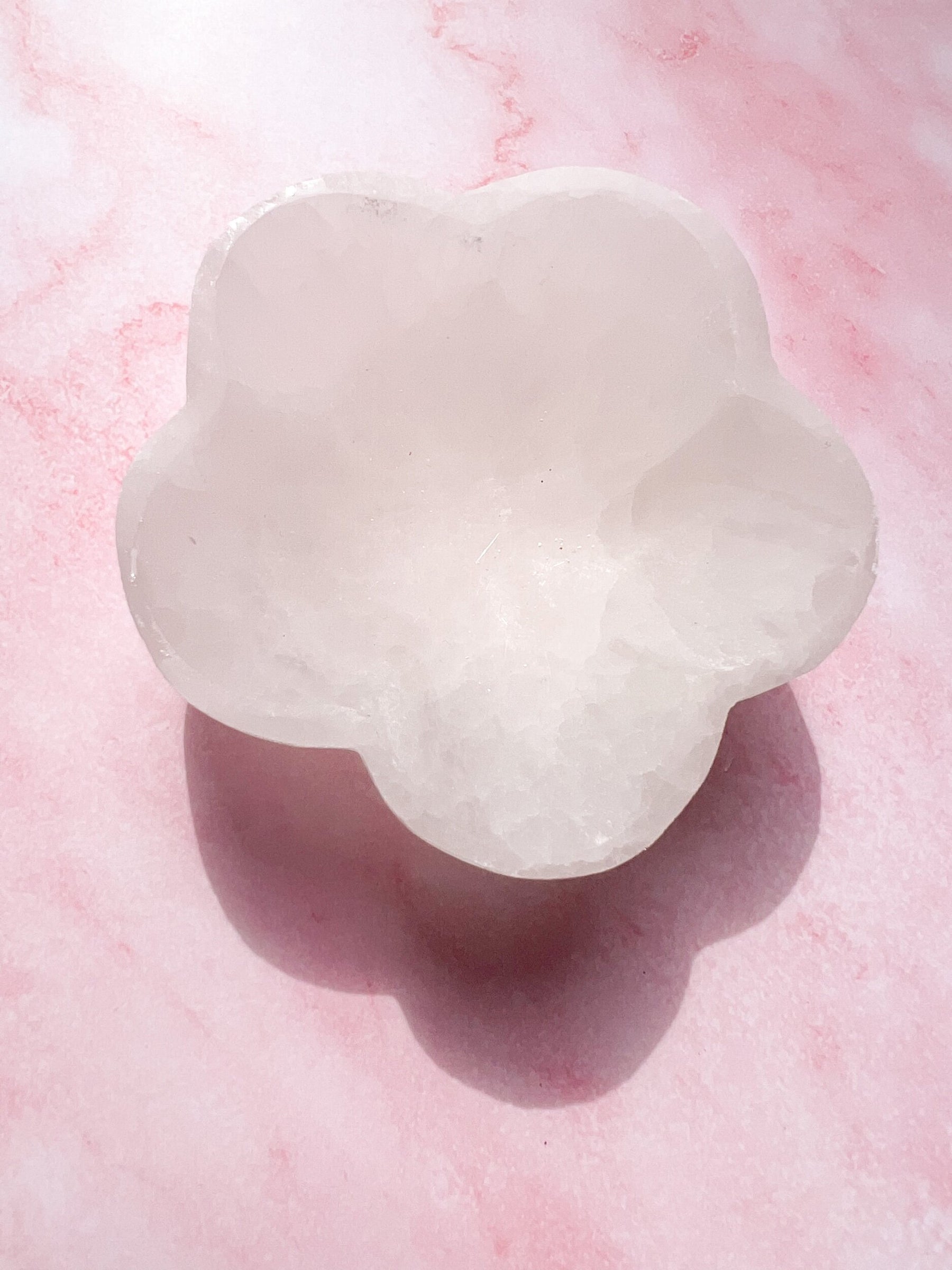 Flower Selenite Bowl